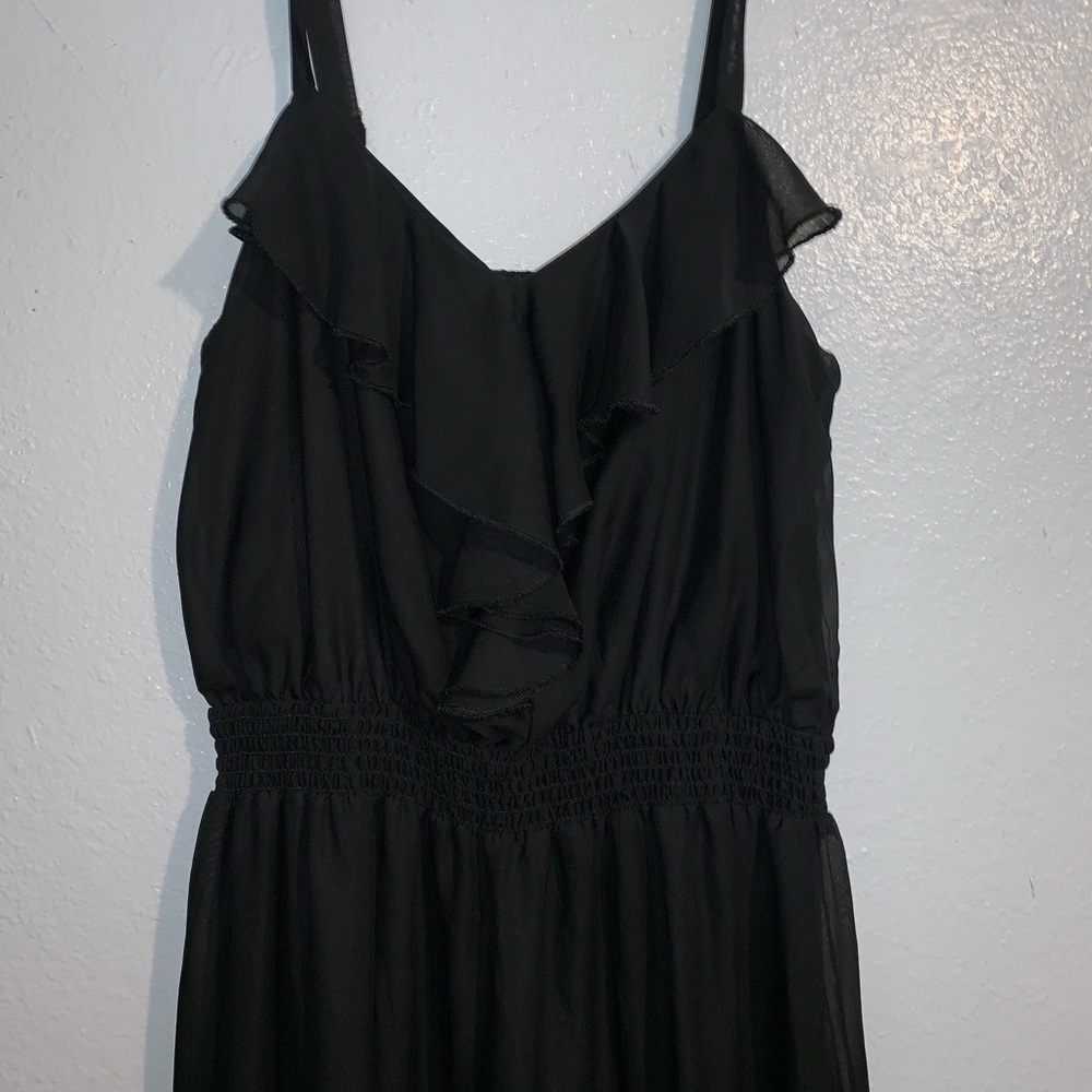 Long black dress